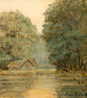 Fog By The River by Cesar De COCK