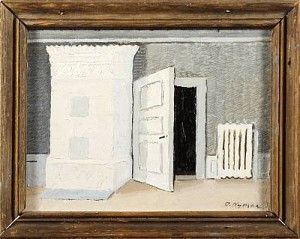 Interiör Med Kakelugn, Saltjö Duvnäs by Olle NYMAN