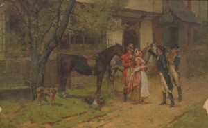 The Toast by Leon MORAN - auction artwork with signature