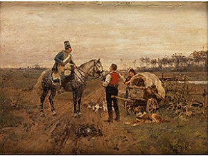 Burgenländische Oder Ungarische Pusztalandschaft by Wilhelm VELTEN