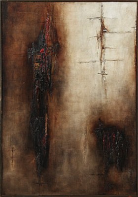 Komposition by Urszula BROLL - auction artwork with signature
