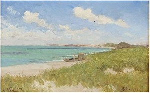 Kustbild Från Skagen by Carl LOCHER