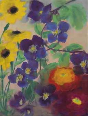 Blumen by Emil NOLDE