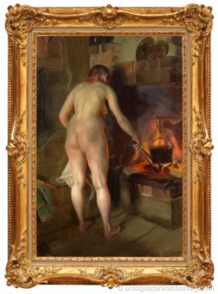 Potatiskitteln by Anders ZORN