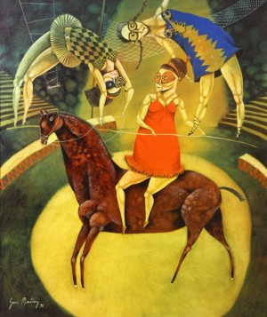 A Un Lado Y A Otro by Yuri Martinez RAMOS - auction artwork with signature