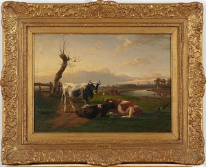 (2) Vilande Kor Och Får, 1 Par by Henri LOT