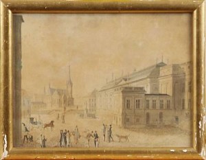 Utsigt Af Riddarhustorget by C.g. ECKSTEIN - auction artwork with signature