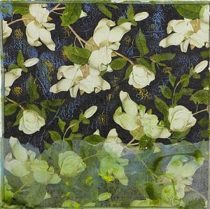 Den Grönskande Jordiska Natt by Gunn Britt LAWURN - auction artwork with signature