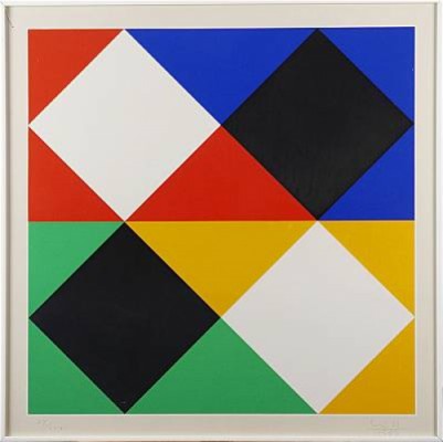 Komposition by Max BILL - auction artwork with signature