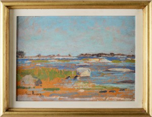 Landskap Med Klippor Och Vatten by Einar ALMGREN - auction artwork with signature