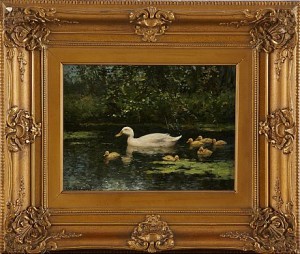 Ankfamilj by David Adolf Constant ARTZ