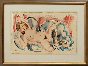 Nakenmodell by Jules PASCIN