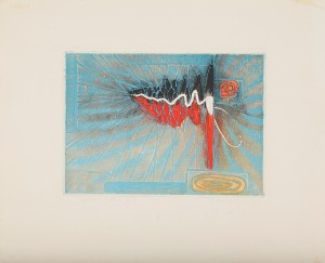 Composition by Krishna REDDY - auction artwork with signature