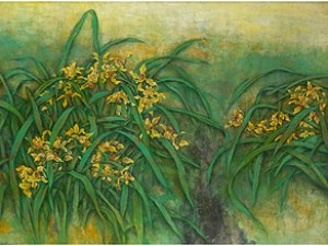 Orchideen by Xiaoli CAI - auction artwork with signature