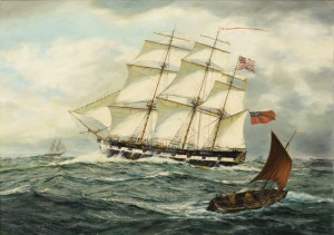 Ships In Open Water by Henry SCOTT