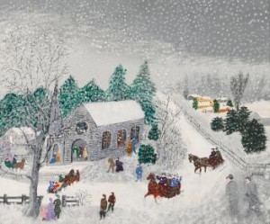 The Town Hall by Anna Mary Robertson ‘Grandma’ MOSES
