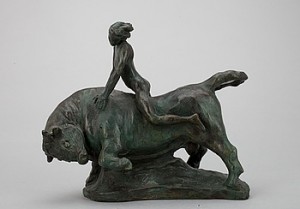 Europa Och Tjuren by Per UNG - auction artwork with signature