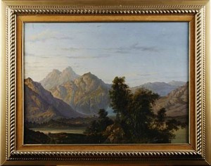Alplandskap by Pietro RONCHETTI - auction artwork with signature