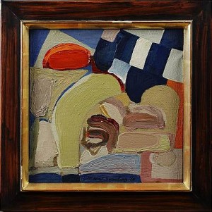Abstrakt Komposition by N. WEST-SWANBERG - auction artwork with signature