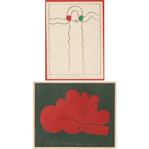Two Modern Abstract, Lithographs by Peter BODNAR - auction artwork with signature