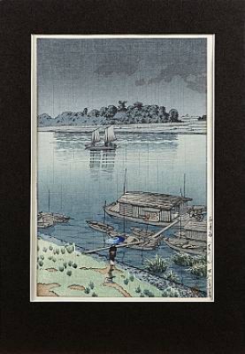 Ninomaya Beach by Hasui KAWASE