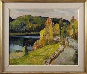 Höstlandskap by Hugo LEPIK