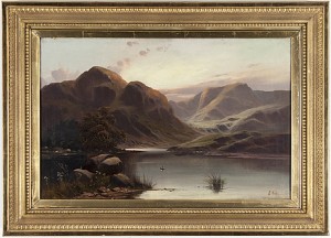 Höglänt Insjölandskap by David HICKS