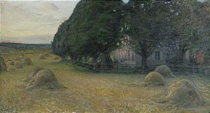 Landskap I Aftonrodnad by Hanna PAULI