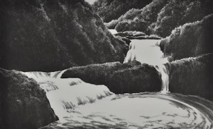 Cascading Waterfall by April GORNIK