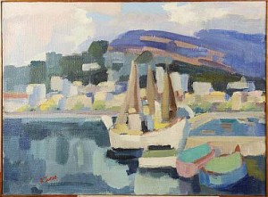 Port-la-ciolat by André TURCO - auction artwork with signature