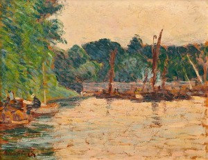 Coastal View by Alfred William FINCH