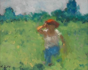 Red Sunhat by Frederick MCDUFF