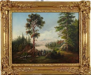 Landskap Med Soldater by Lorens Wilhelm HOLM
