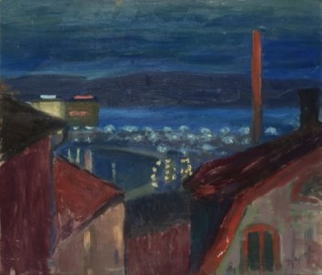 Takåsar, Gamla Stan by Hjalmar GRAHN
