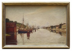 Motiv Från Halmstad Hamn by Oscar OHLSON