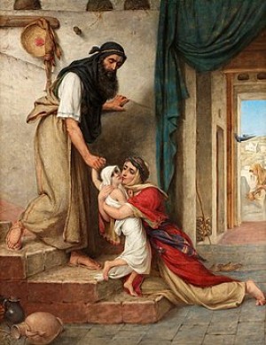 Elijah And The Widow's Son by William GALE