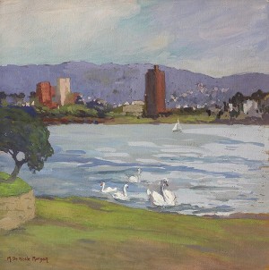 Lake Merritt (oakland, California) by Mary Deneale MORGAN