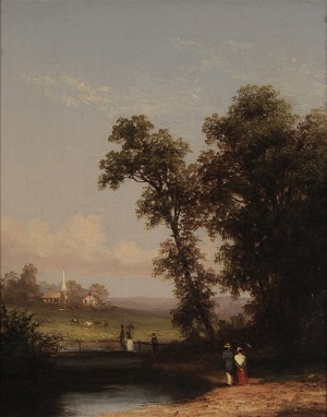 Going To Church by Xanthus Russell SMITH