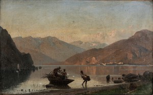 Motiv Med Figurer Vid Strandkant by Frederik Niels Martin ROHDE