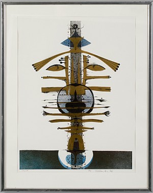(3) Figurkompositioner by Milan VOBRUBA - auction artwork with signature