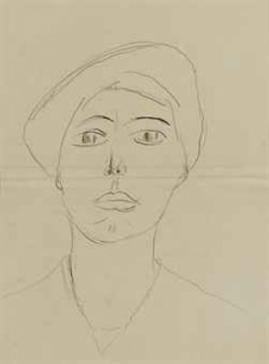 Portrait De Femme by Henri MATISSE