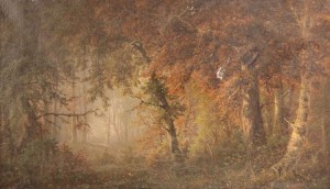 Forest Landscape by Herman GEYER - auction artwork with signature