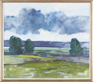 Blåsig Sommarkväll by Bengt ANDERSSON RÅSSBYN - auction artwork with signature