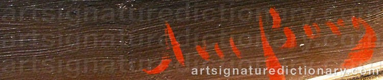 Signature by Axel BORG