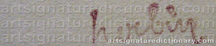 Signature by Auguste HERBIN