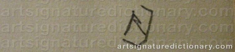 Signature by Ragnar JOHANSSON
