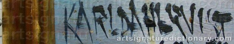 Signature by Karl DAHLQVIST