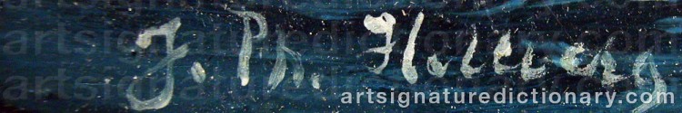 Signature by John Philip HELLBERG