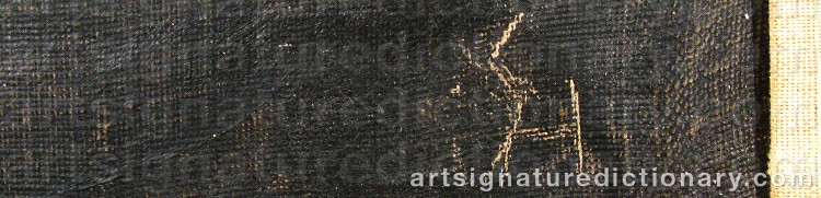 Signature by Gunnar HÅLLANDER