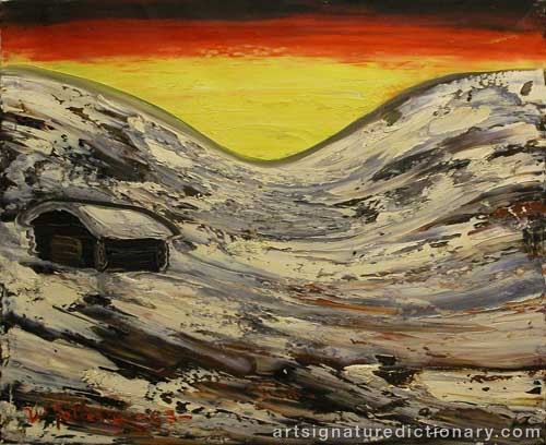 Close-up details showing Veikko AALTONA signature forgery characteristics